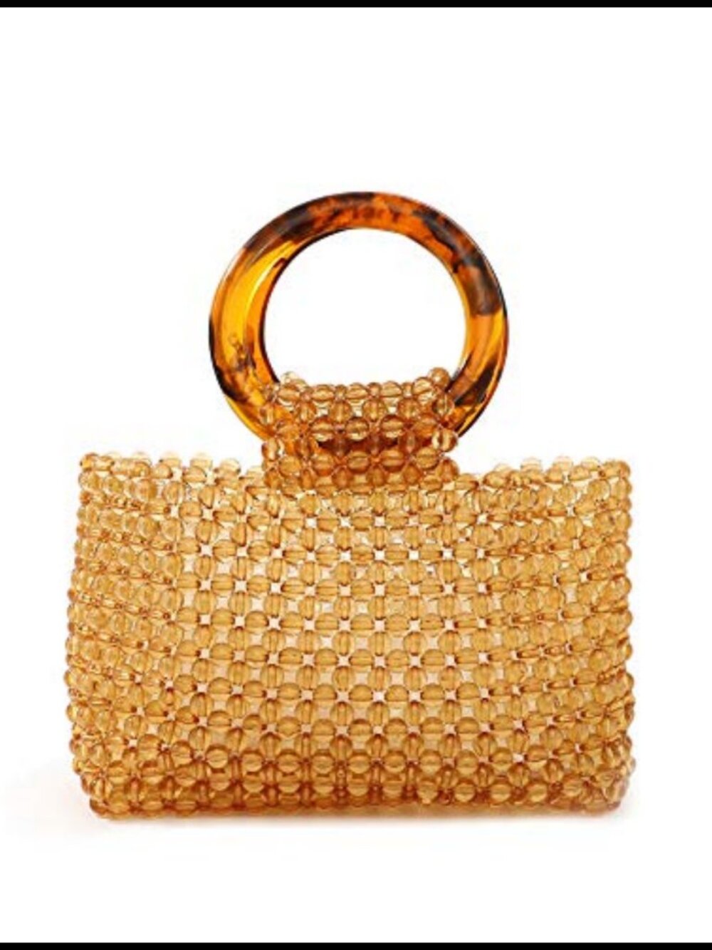 Acrylic Beaded Transparent Evening Handbag for Wedding Party
